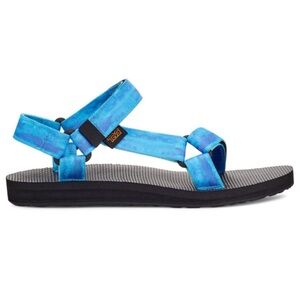 TEVA Original Universal Tie Dye Sandals in Blue Sorbet